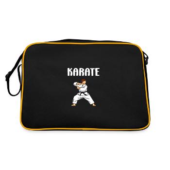 karate - Sac Retro - noir/or - Dos