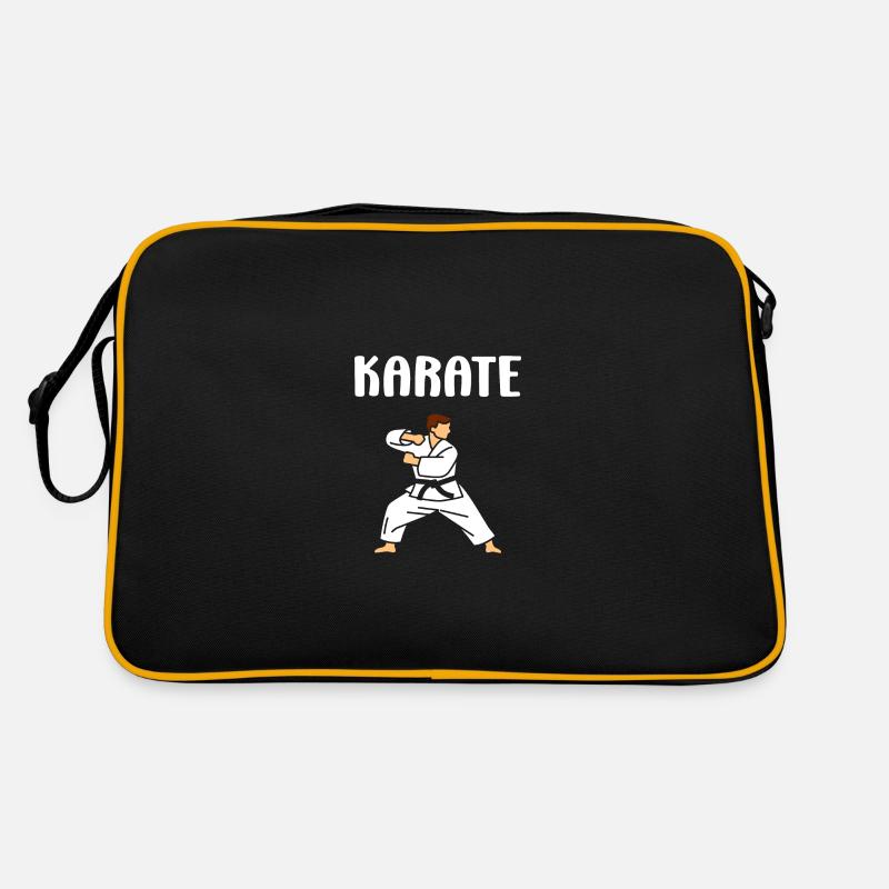 karate - Retro Bag - black/gold