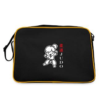 judo - Sac Retro - noir/or - Dos