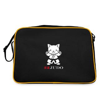 Judo - Retro Tasche - Schwarz/Gold - Hinten