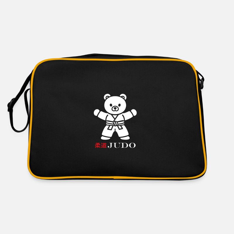 judo - Sac Retro - noir/or