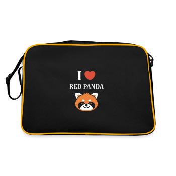 Panda roux - Sac Retro - noir/or - Dos