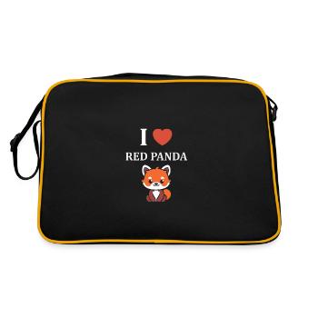 Panda roux - Sac Retro - noir/or - Dos
