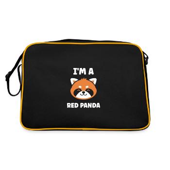 Panda roux - Sac Retro - noir/or - Dos
