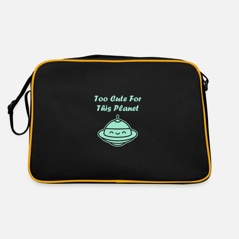 fliegende Untertasse Retro Tasche