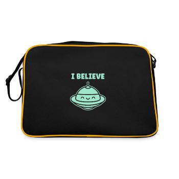 soucoupe volante - Sac Retro - noir/or - Dos