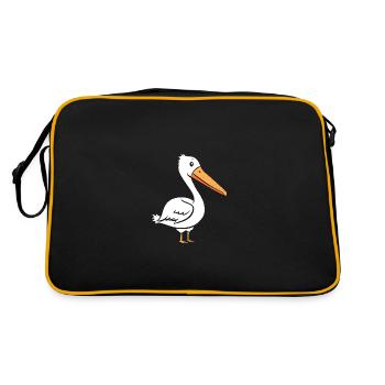 pelican - Retro Bag - black/gold - Back