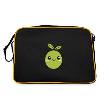Olive - Retro Bag - black/gold - Back