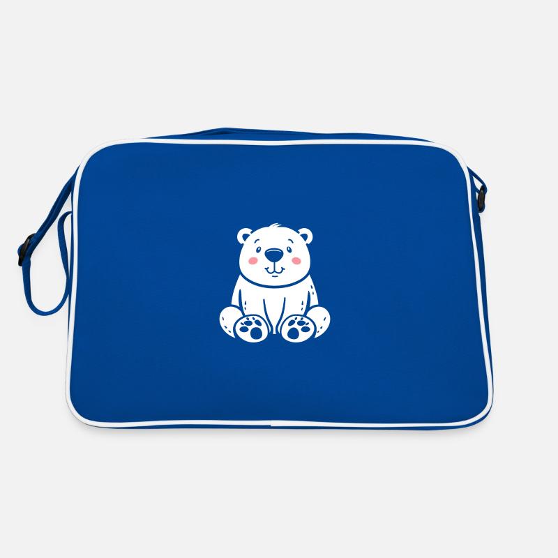 polar bear Retro Bag