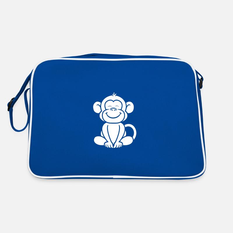 Baboon monkey Retro Bag