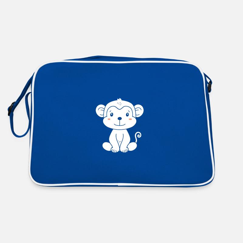 Baboon monkey Retro Bag