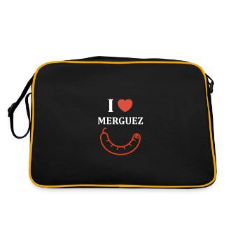 Merguez - Sac Retro - noir/or - Dos