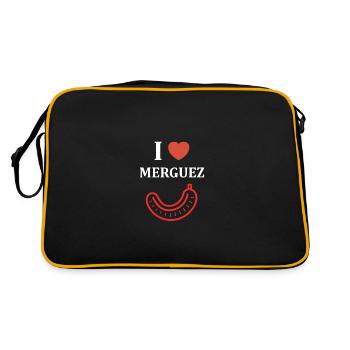 Merguez - Sac Retro - noir/or - Dos