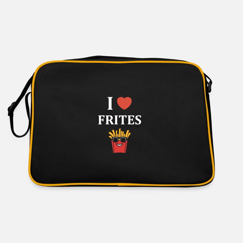 Pommes frites Retro Tasche