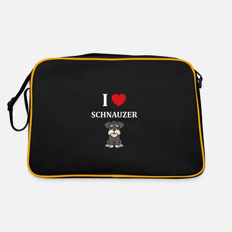 Schnauzer Retro Tasche