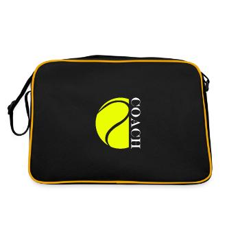 Coach de tennis - Sac Retro - noir/or - Dos