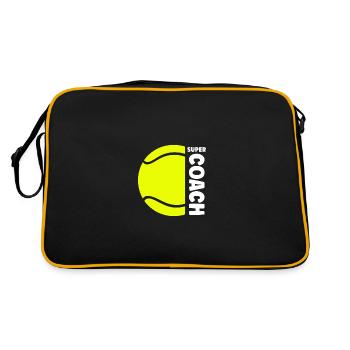 Coach de tennis - Sac Retro - noir/or - Dos