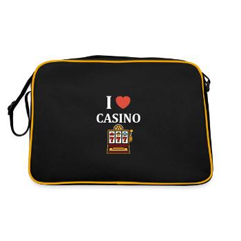 Casino - Retro Bag - black/gold - Back