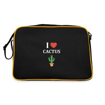 Cactus - Retro Bag - black/gold - Back