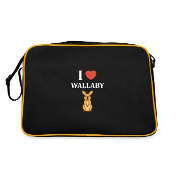 wallaby - Sac Retro - noir/or - Dos