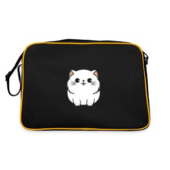 Chat persan - Sac Retro - noir/or - Dos