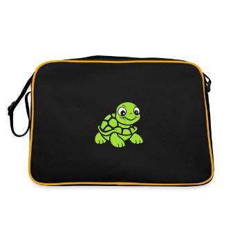 tortoise - Retro Bag - black/gold - Back
