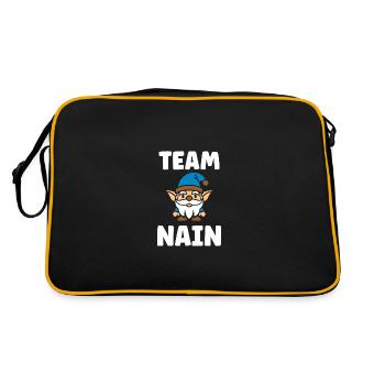 Dwarf - Retro Bag - black/gold - Back