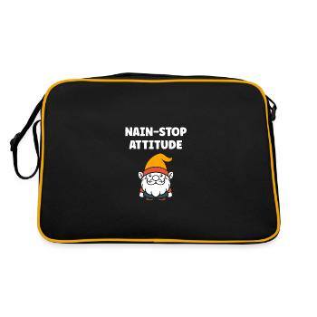 Dwarf - Retro Bag - black/gold - Back