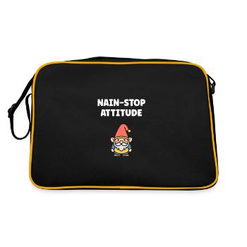 Dwarf - Retro Bag - black/gold - Back