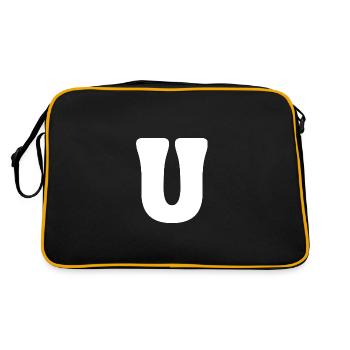 U - Sac Retro - noir/or - Dos