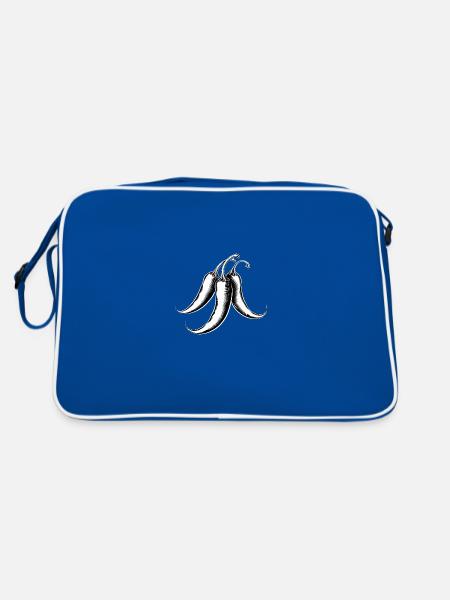 Piment - Sac Retro - bleu/blanc - Dos