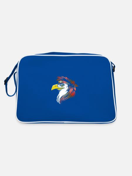 Basque Country - Retro Bag - blue/white - Back