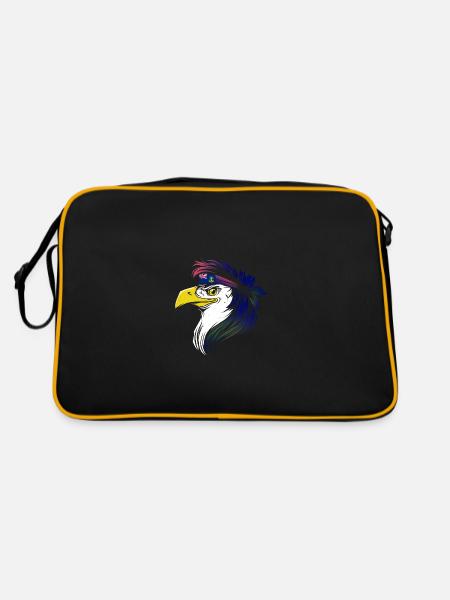 British Virgin Islands - Retro Bag - black/gold - Back