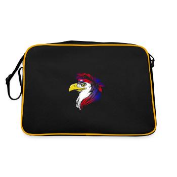 Cambodge - Sac Retro - noir/or - Dos