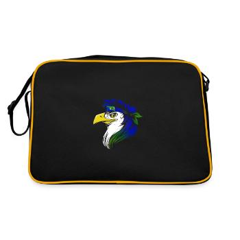 Île Christmas - Sac Retro - noir/or - Dos
