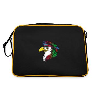 Azerbaijan - Retro Bag - black/gold - Back