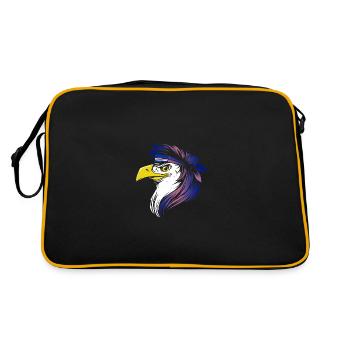 Kap Verde - Retro Tasche - Schwarz/Gold - Hinten