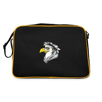 Zypern - Retro Tasche - Schwarz/Gold - Hinten