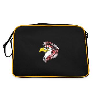 England - Retro Bag - black/gold - Back