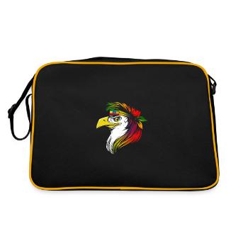Éthiopie - Sac Retro - noir/or - Dos