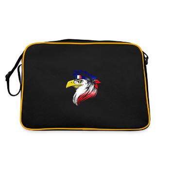 France - Sac Retro - noir/or - Dos