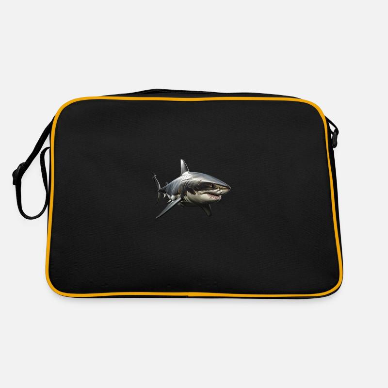 Grand requin blanc Sac Retro