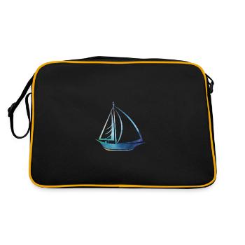 Sailing ship - Retro Bag - black/gold - Back