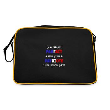 Parfait patriote - Sac Retro - noir/or - Dos