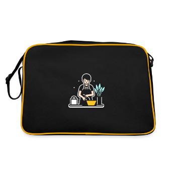 Humou ménage - Sac Retro - noir/or - Dos