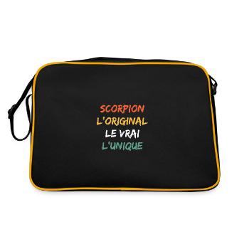 scorpion - Sac Retro - noir/or - Dos