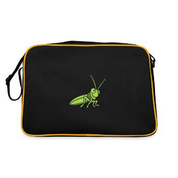 Sauterelle - Sac Retro - noir/or - Dos