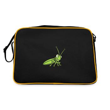 Sauterelle - Sac Retro - noir/or - Dos