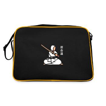 iaido - Sac Retro - noir/or - Dos