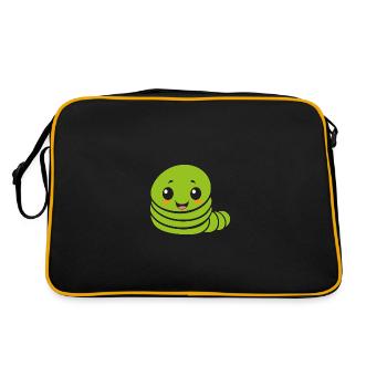 Caterpillars Insect Love Little Caterpillar - Retro Bag - black/gold - Back